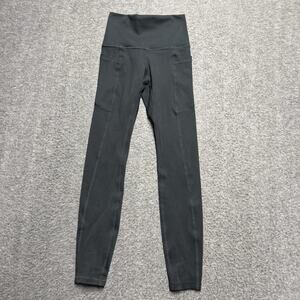 Gilly Hicks Recharge Leggings Pants Women's XS Black Athleisure Yoga Pockets